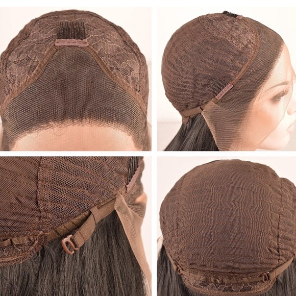 Yosenia T. 24” BLACK  STRAIGHT LACEFRONT Wig *NWT - Picture 6 of 6